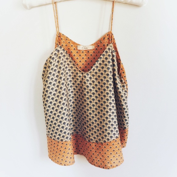Elodie Tops - Boho Elodie Patterned Camisole Thin Strap Cami